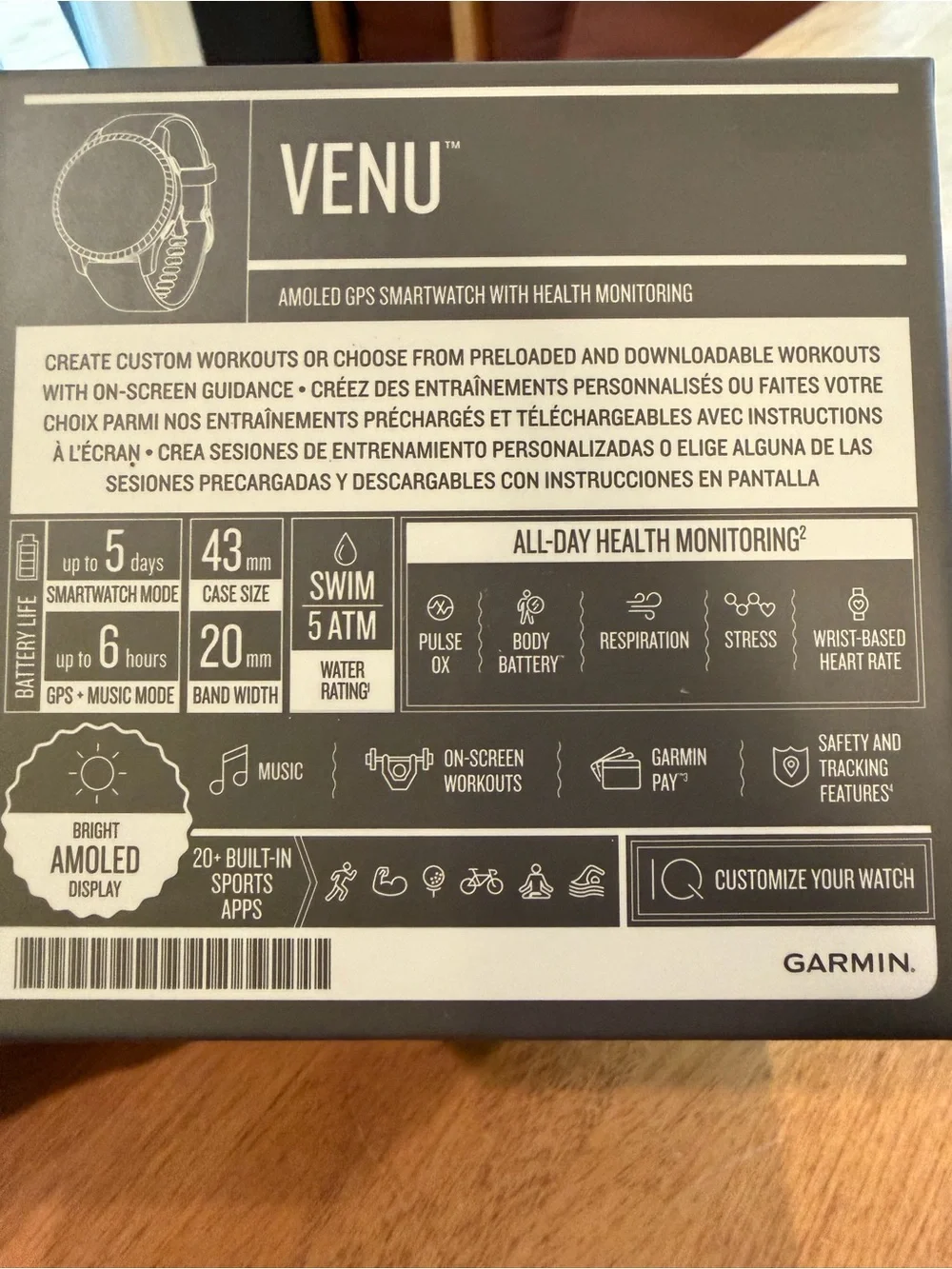 Garmin Venu Smartwatch